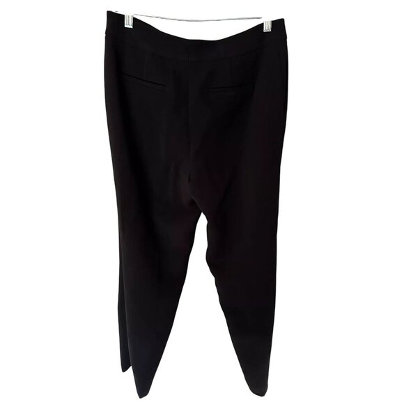 Halogen Dress Pants Womens 20 Black Straight Taylor Fit Mid Rise Pockets - Picture 2 of 8
